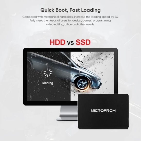 Microfrom 512GB SSD SATA III F11 PRO HDD - Picture 6 of 8